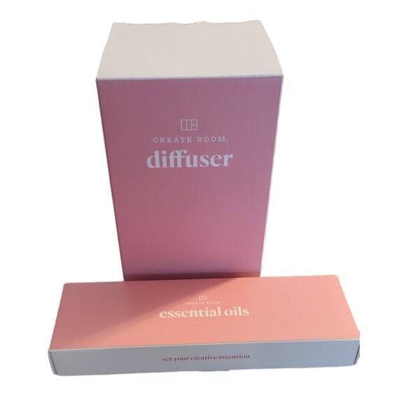 Create Room Defuser and Essential Oil Set Used but only drops 99% Full - Picture 1 of 11